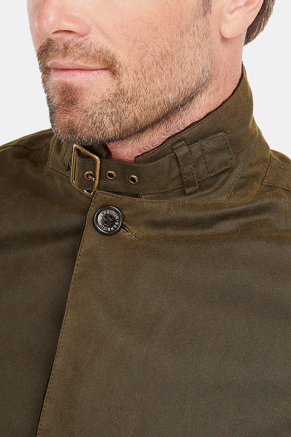 Barbour Lutz Waxed Jacket (Olive)