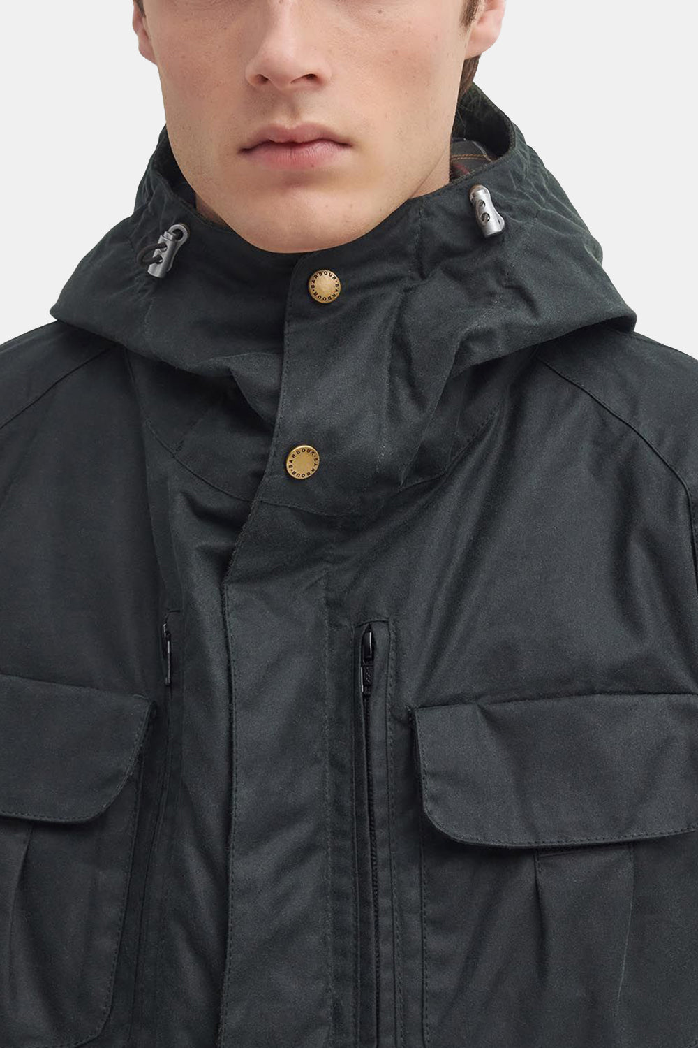 Barbour X nach Ki zu Fahrradwachsjacke (Salbei)