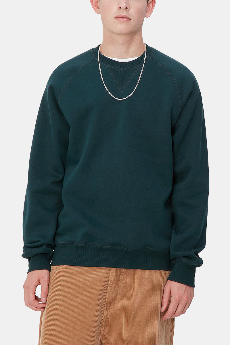 Carhartt Wip Chase Sweatshirt (Entenblau/Gold)