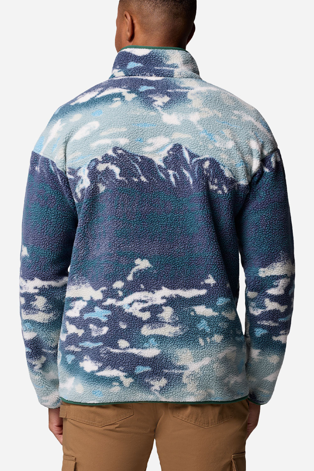 Columbia Helvetia™ II bedrucktes Half Snap Fleece (Crushed Blue Sisters)