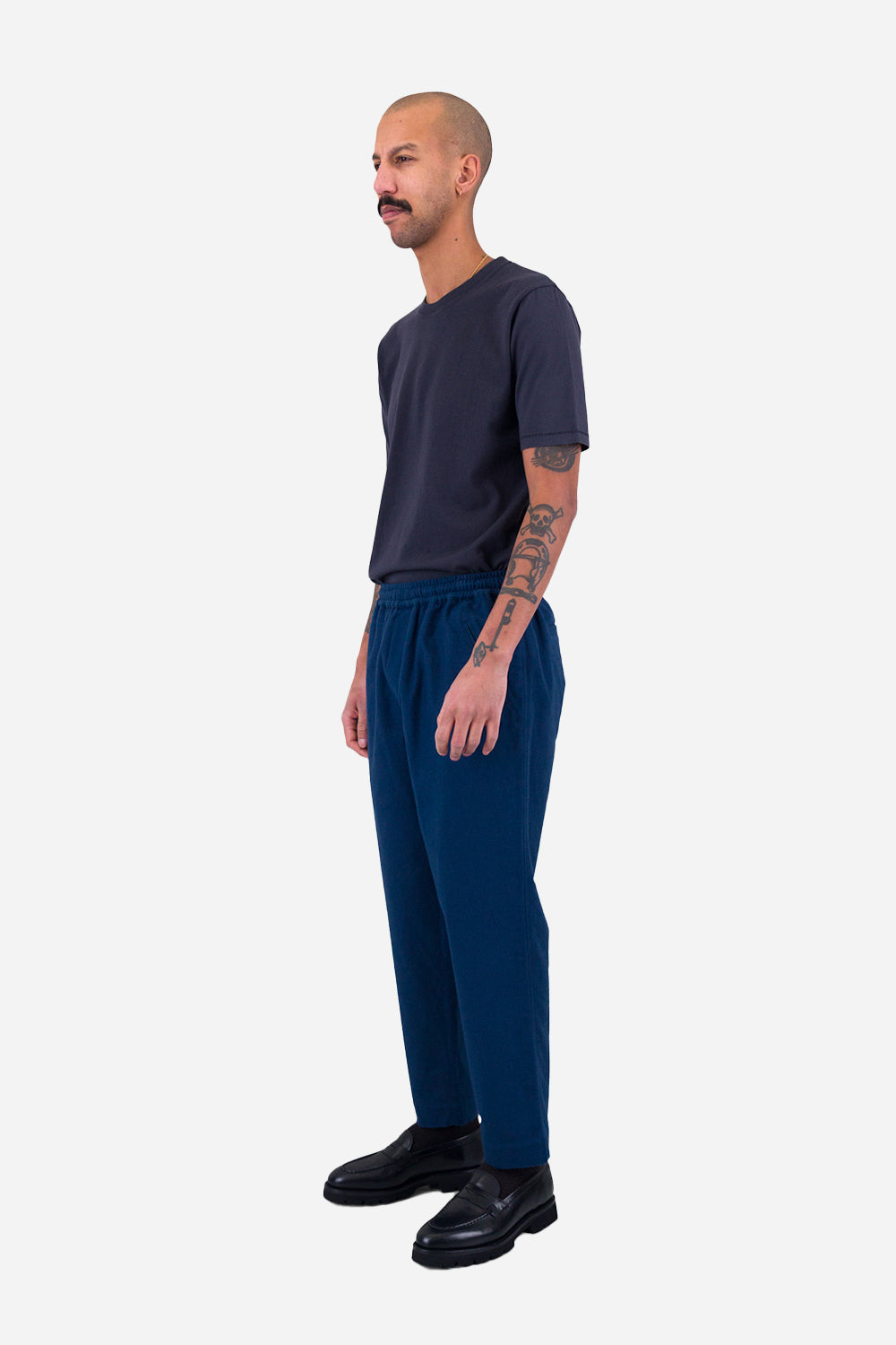Folk Drawcord Assembly Pant (Tinte Blue Moleskin)