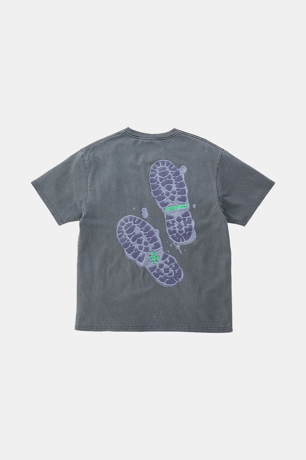 Gramicci Footprints T-Shirt (Grey Pigment)
