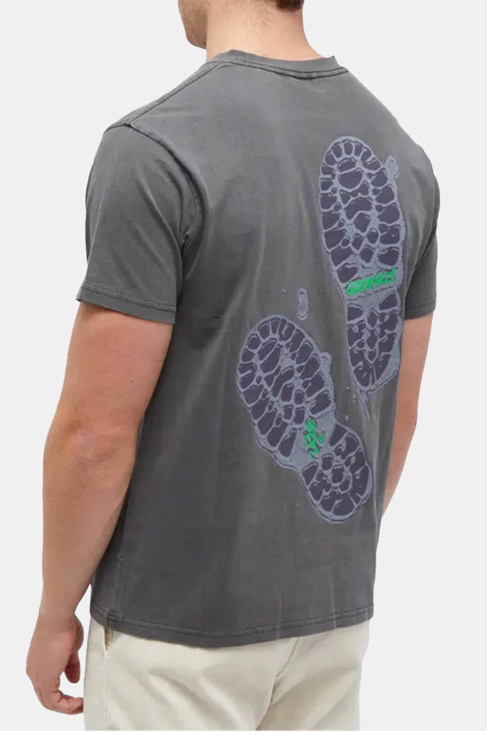 Gramicci Footprints T-Shirt (Grey Pigment)