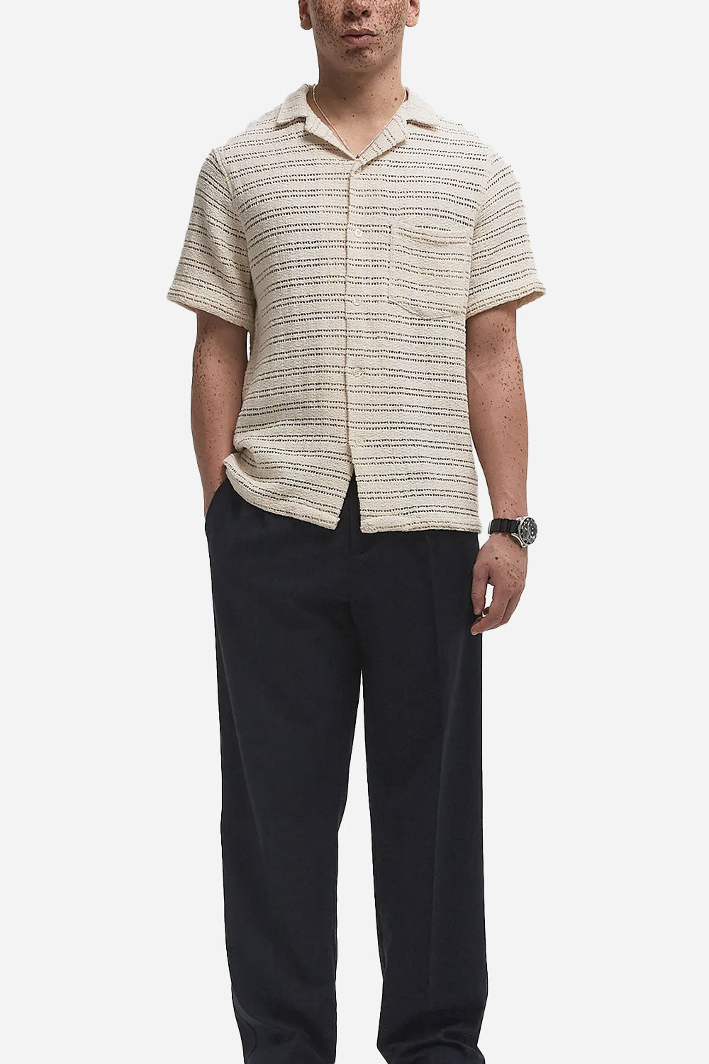 Der portugiesische Flanell fuhr Strick (ECRU)