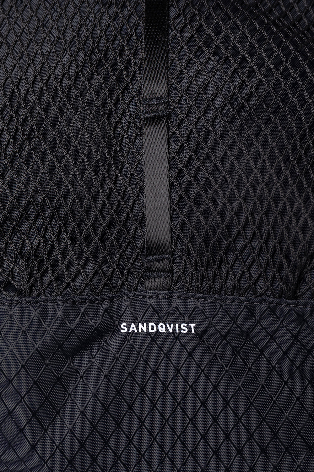 Sandqvist Kevin Rolltop Recycled Nylon Backpack (Black)