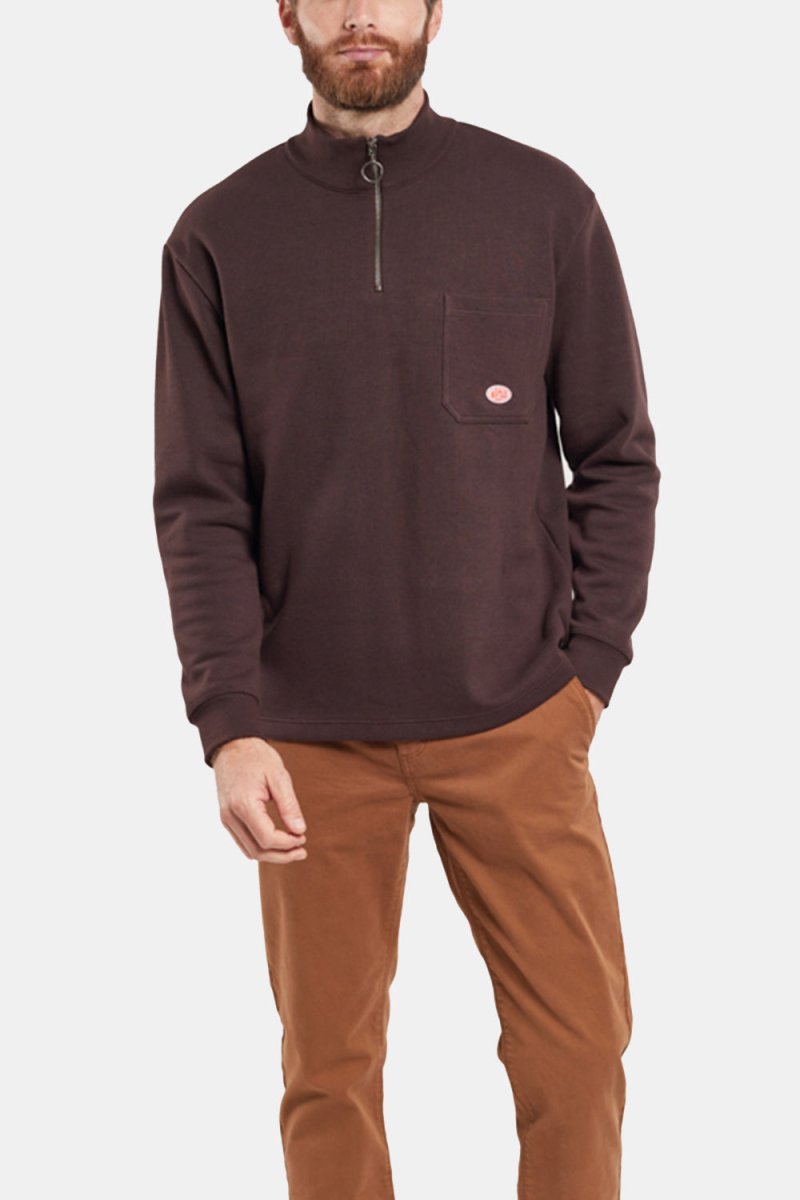 Armor Lux Classic Troyer Sweater (Acajou Foncé) | Sweaters