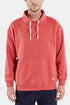 Armor Lux Bio-Baumwoll-Sweatshirt mit Stehkragen (Cranberry Red) | Pullover