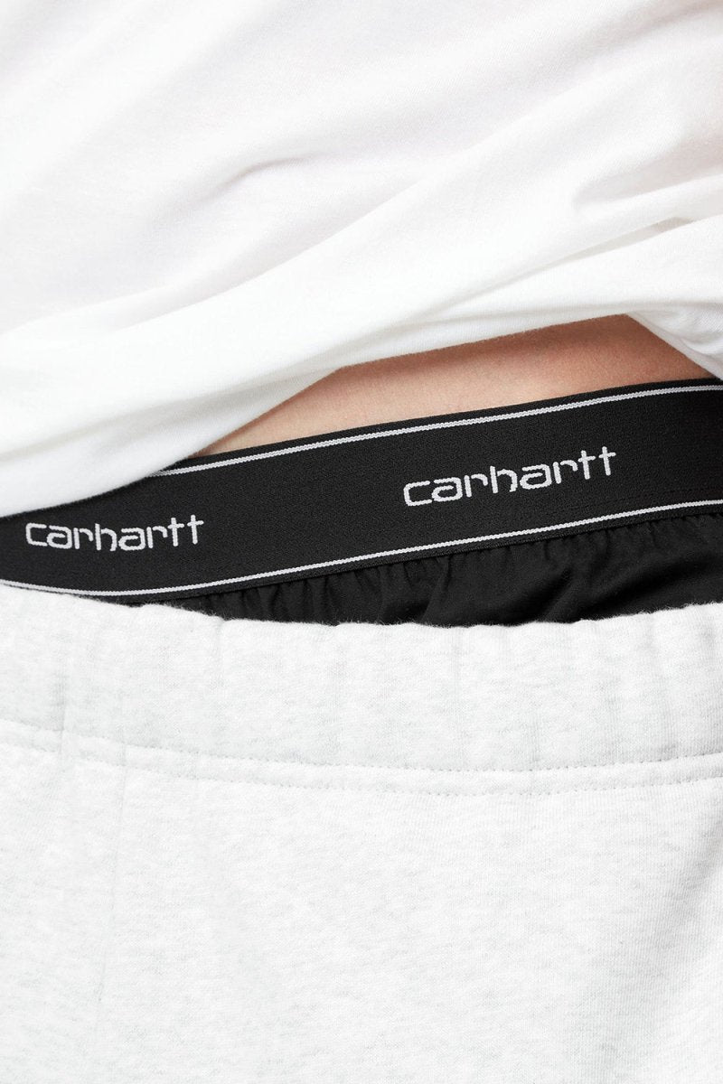 Carhartt Cotton Single Script Woven Boxers (Black) | Underwear