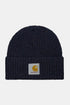 Carhartt WIP Anglistic Beanie (Speckled Dark Navy Heather) | Hüte