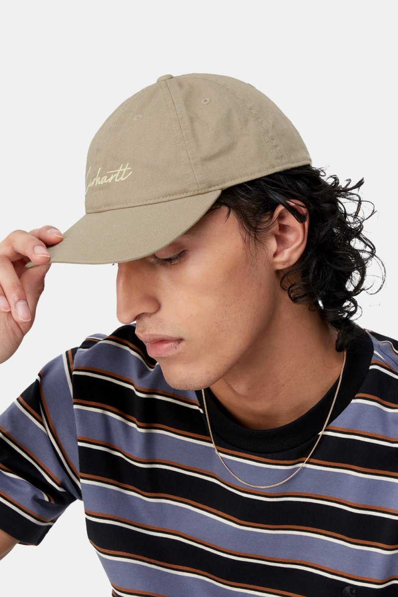 Carhartt WIP Delray Adjustable Cap (Wall Cream / Citron) | Hats