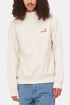 Carhartt WIP Half Zip American Script Sweatshirt (Natur) | Pullover