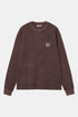 Carhartt WIP Langarm Vista Waffle T-Shirt (Palisander) | T-Shirts
