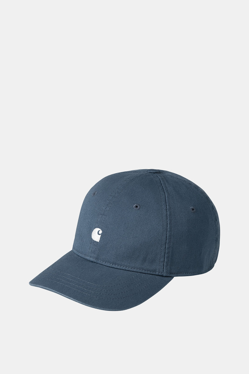 Carhartt WIP Madison Logo Cap (Positano/White) | Hats