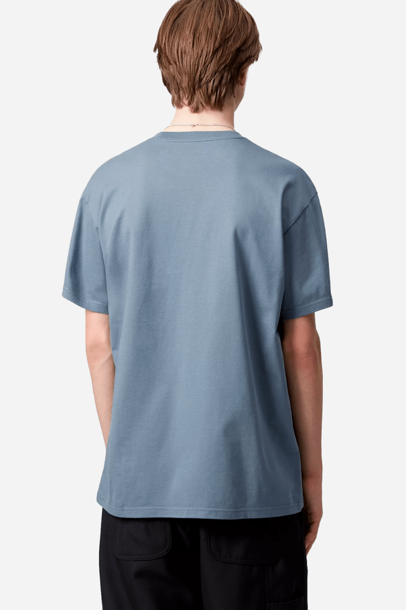 Carhartt WIP Short Sleeve Chase T-Shirt (Angelite/Gold) | T-Shirts