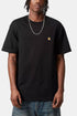 Carhartt WIP Kurzarm Chase T-Shirt (Schwarz/Gold) | T-Shirts