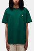 Carhartt WIP Kurzarm Chase T-Shirt (Chervil/Gold) | T-Shirts