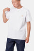 Carhartt WIP Kurzarm Chase T-Shirt (Weiß/Gold) | T-Shirts