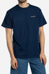 Carhartt WIP Kurzarm-T-Shirt mit Script-Stickerei (Tinte/Luftgelb) | T-Shirts