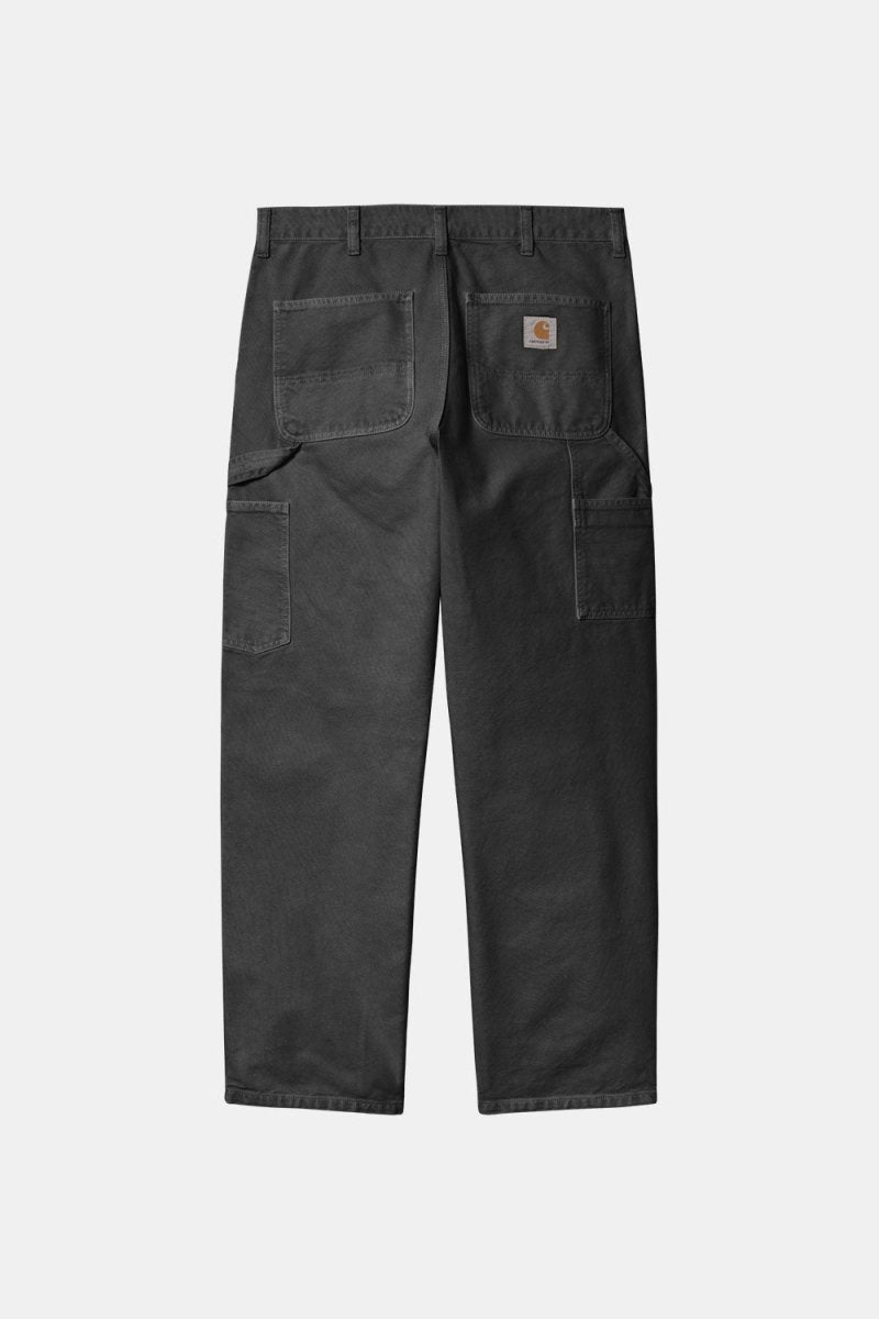 Carhartt WIP Single Knee Organic Cotton Pant (Stone Black) | Trousers