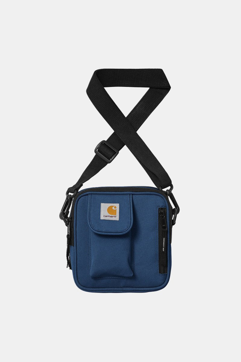 Carhartt WIP Small Essentials Recycled Side Bag (Elder Blue) | Accessories