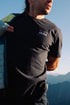 Columbia Explorers Canyon™ Back Kurzarm-T-Shirt (Schwarz/Peaks/Waves) | T-Shirts