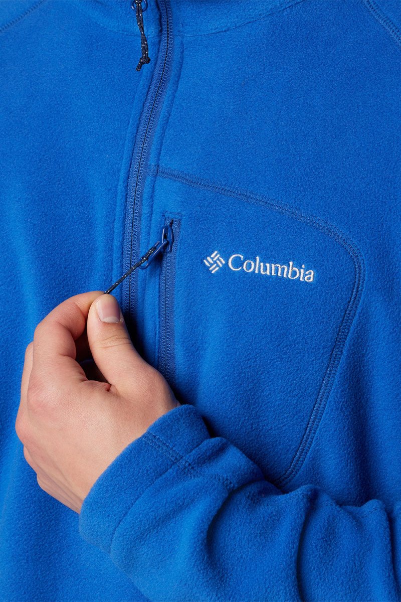 Columbia Fast Trek™ III Half Zip Fleece (Mountain Blue) | Sweaters