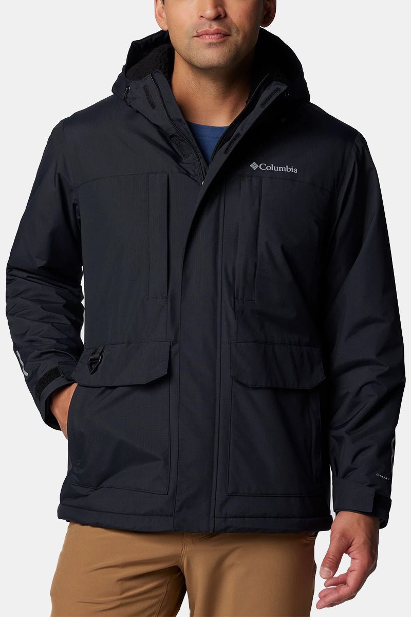 Columbia Landroamer™ Sherpa Lined Waterproof Hooded Jacket (Black) | Jackets