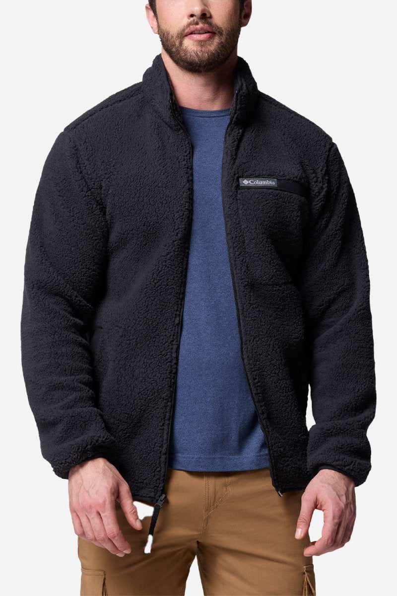 Columbia Rugged Ridge™ High Pile Full Zip (Black) | Sweaters