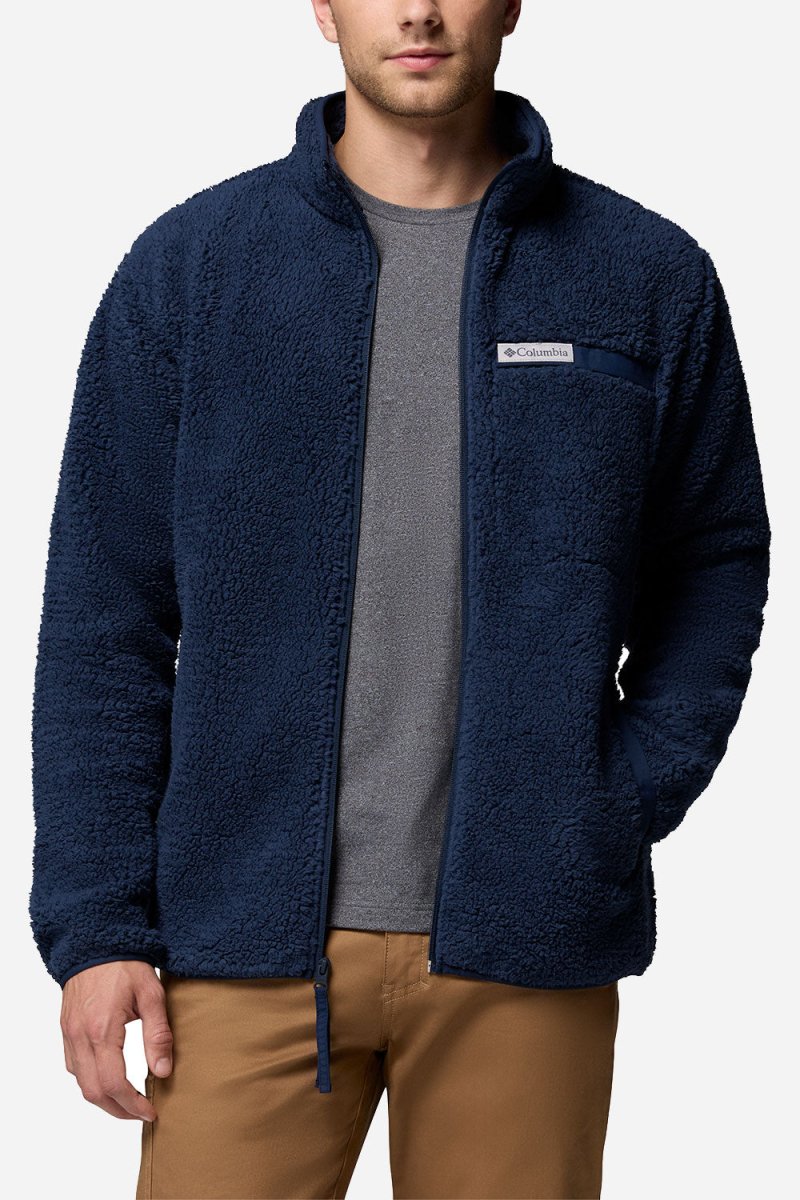 Columbia Rugged Ridge™ High Pile Full Zip (Collegiate Navy) | Sweaters