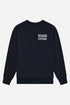 Deus Flecks Crew Sweatshirt (Marine) | Pullover