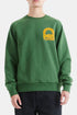 Deus Melodies Crew Sweatshirt (Hillside Green) | Pullover