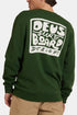 Deus Nice To See You Crew Sweatshirt (Hillside Green) | Pullover