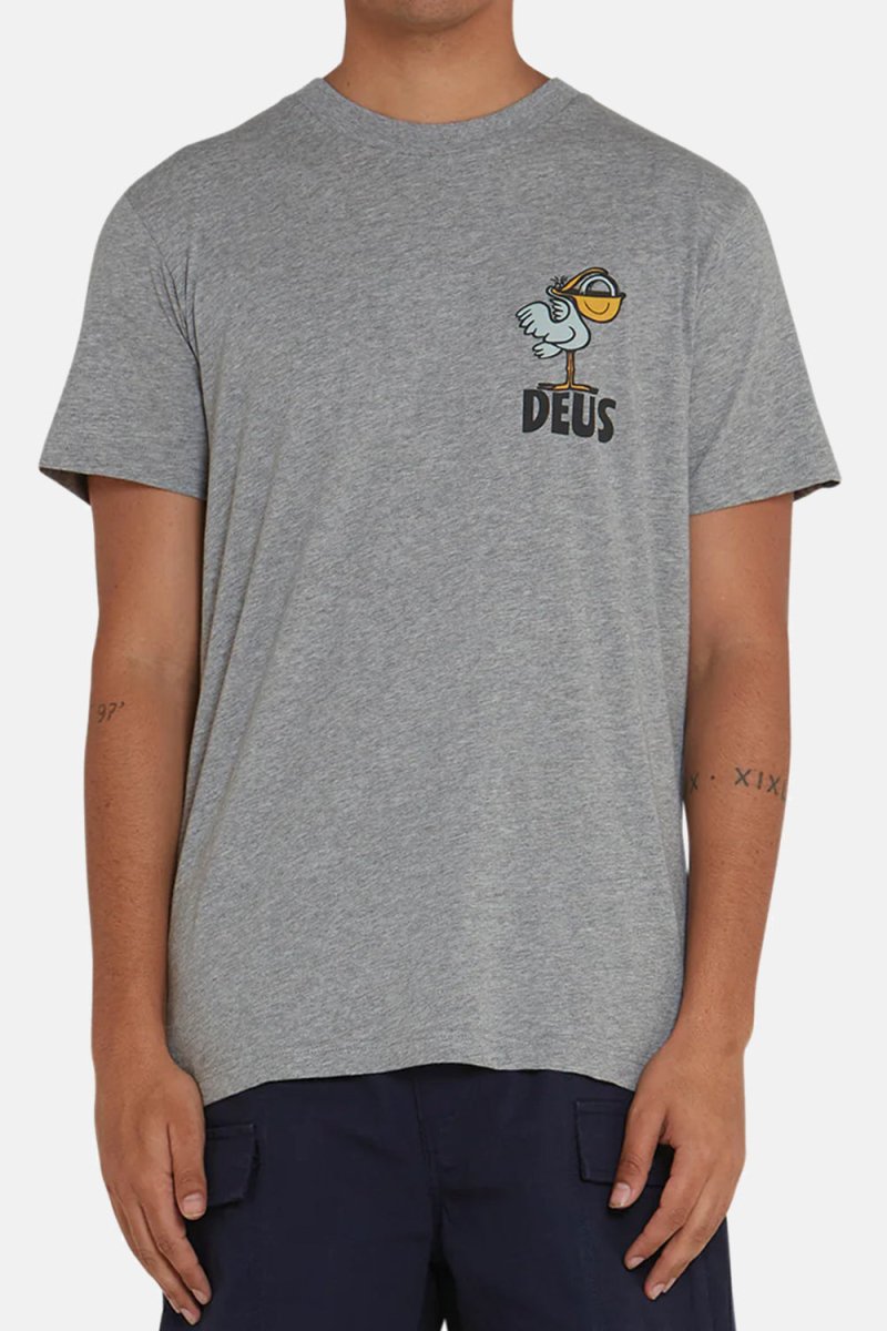 Deus Pegasus Organic Cotton T-shirt (Grey Marle) | T-Shirts