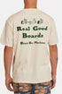 Deus Real Good Tee T-Shirt aus recycelter Baumwolle (Dirty White) | T-Shirts
