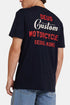 Deus Time Taker T-Shirt (Marine) | T-Shirts