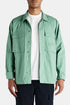 Deus Tommy Poplin Surfshirt (Schiefergrün) | Hemden