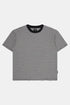 Edwin Adam Streifen-T-Shirt (Schwarz/Weiß) | T-Shirts