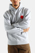 Edwin Japanese Sun Kapuzenpullover (Grau meliert) | Pullover