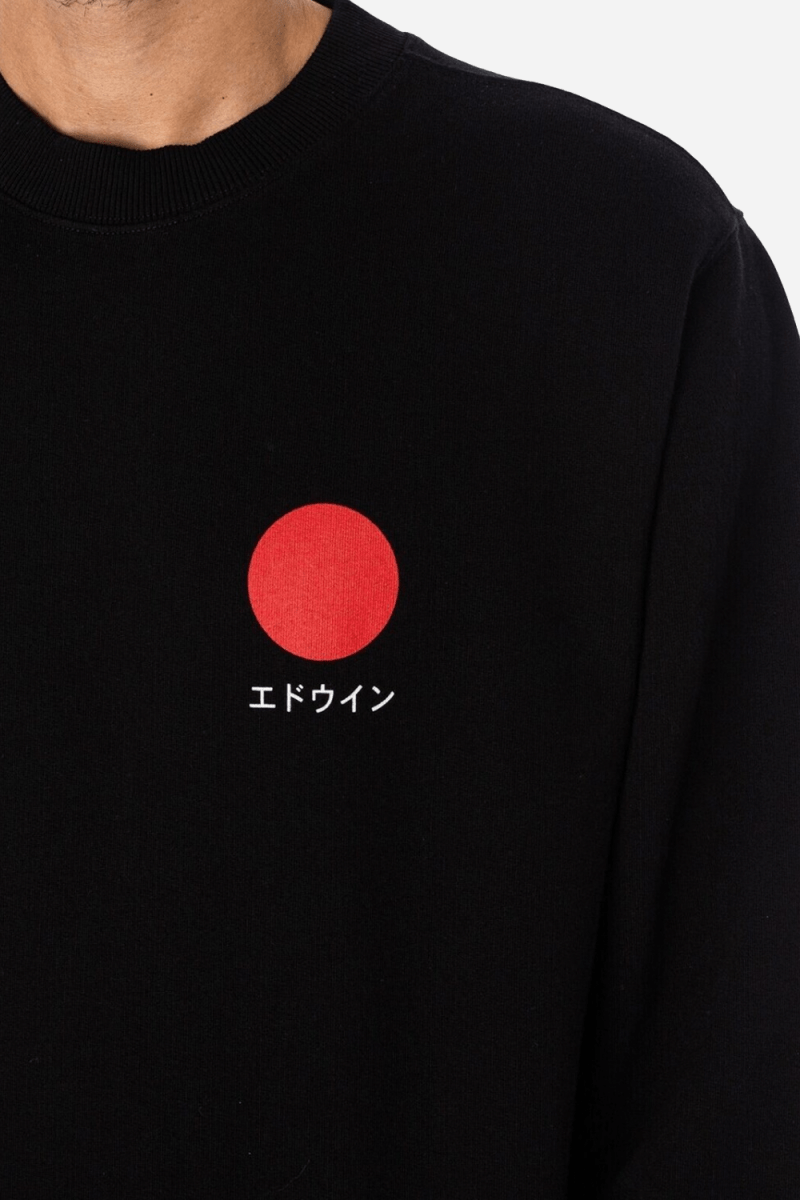 Edwin Japanese Sun Sweat (Black) | Sweaters