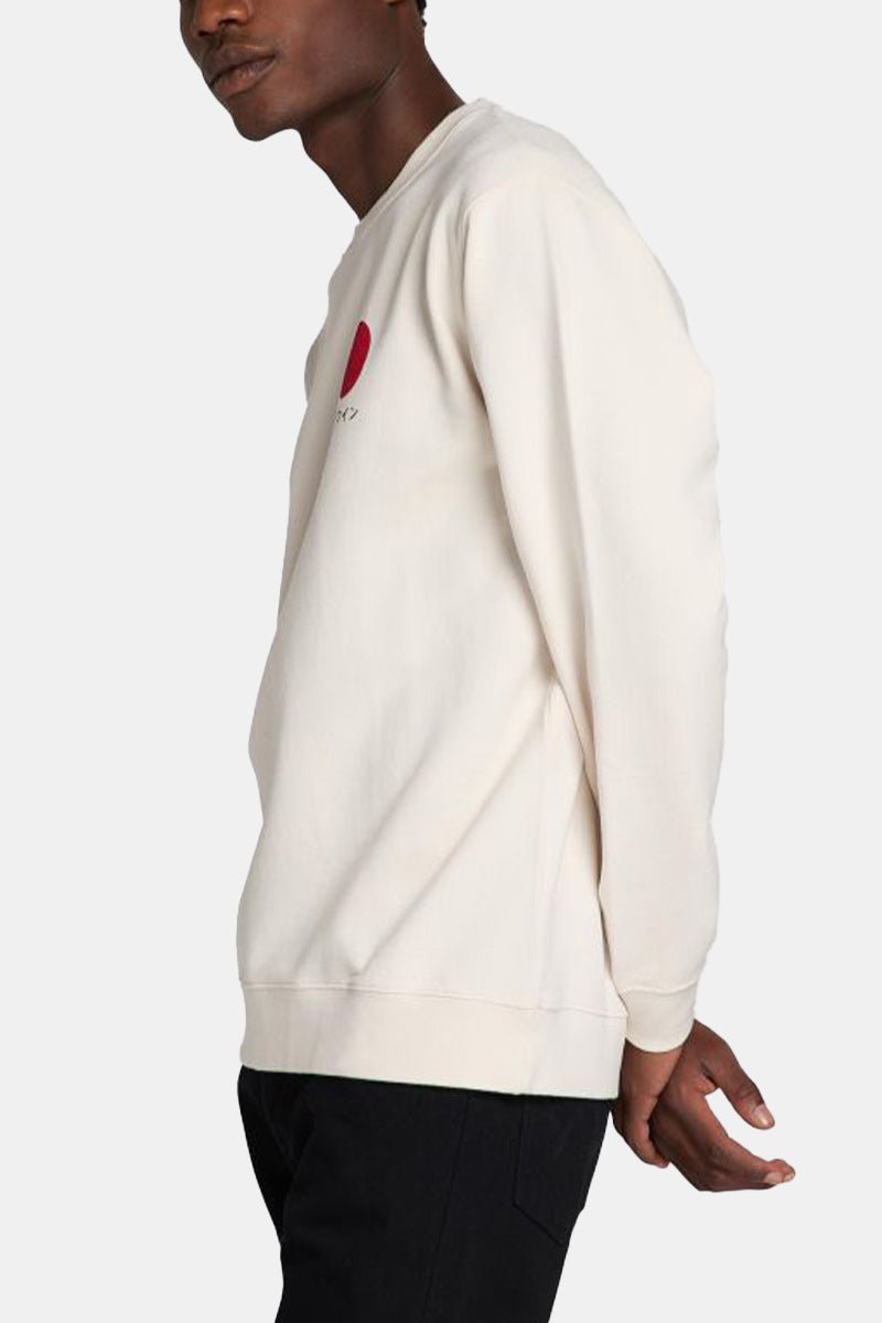 Edwin Japanese Sun Sweatshirt (Whisper White) | Sweaters