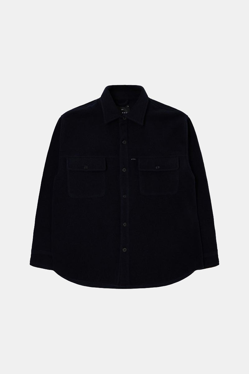 Edwin Jowen Long Sleeve Overshirt (Maritime Blue) | Shirts