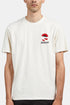 Edwin Kamifuji Embroiled Chest T-Shirt (Flüsterweiß) | T-Shirts