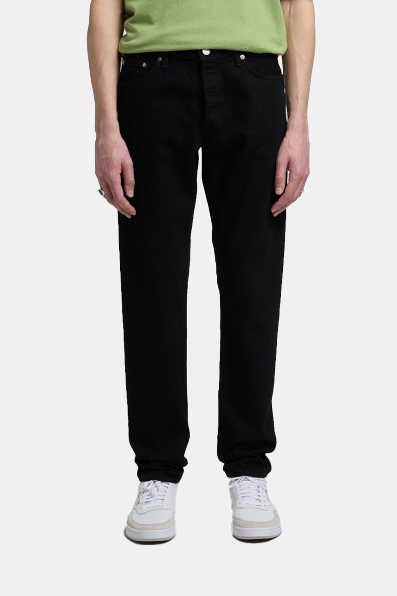 Edwin Regular Tapered Kaihara Unwashed Jeans (Black) | Jeans