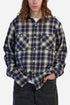 Edwin Work Langarmhemd (Marine/Grün) | Hemden