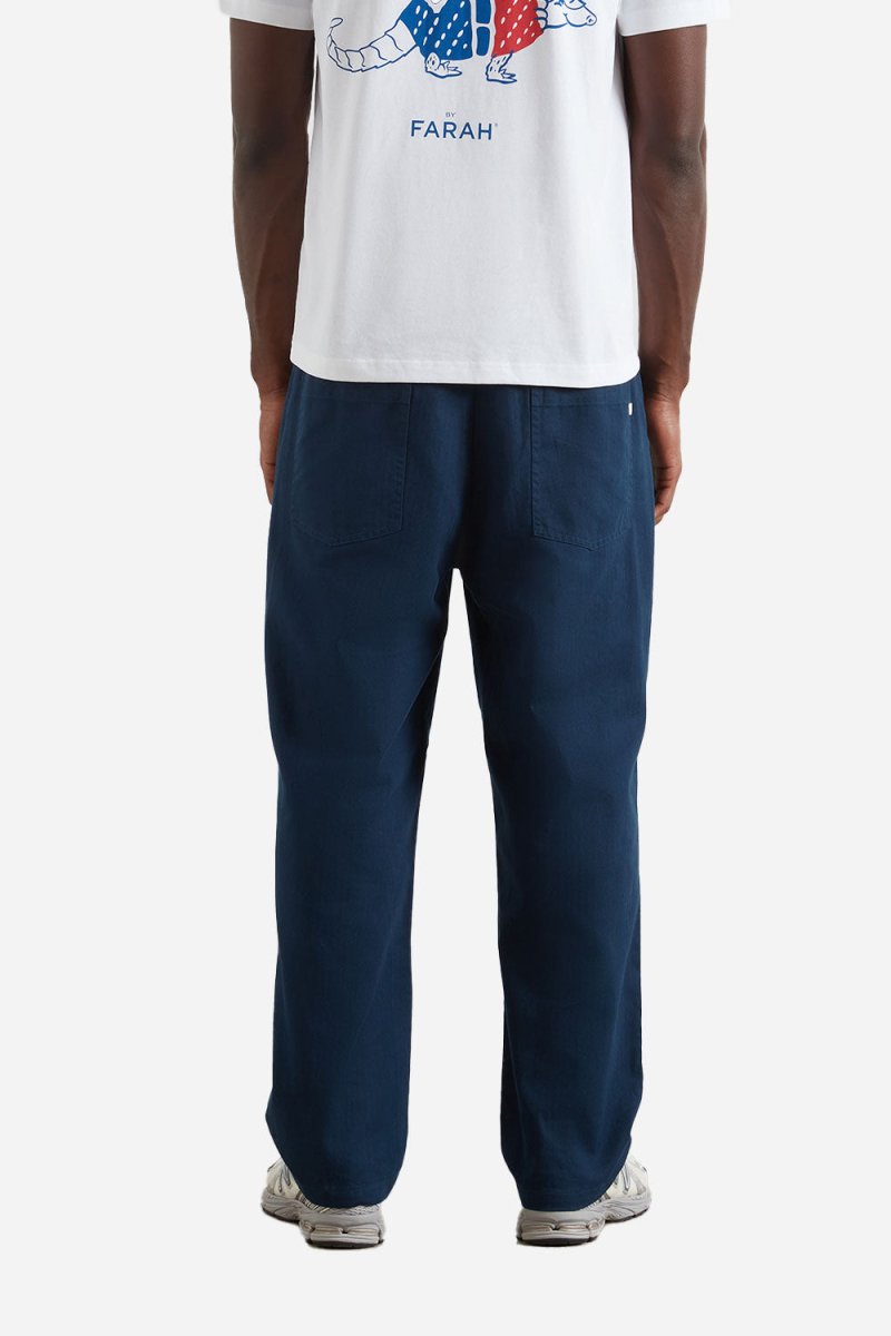 Farah Greenport Drawstring Trousers (Yale) | Trousers