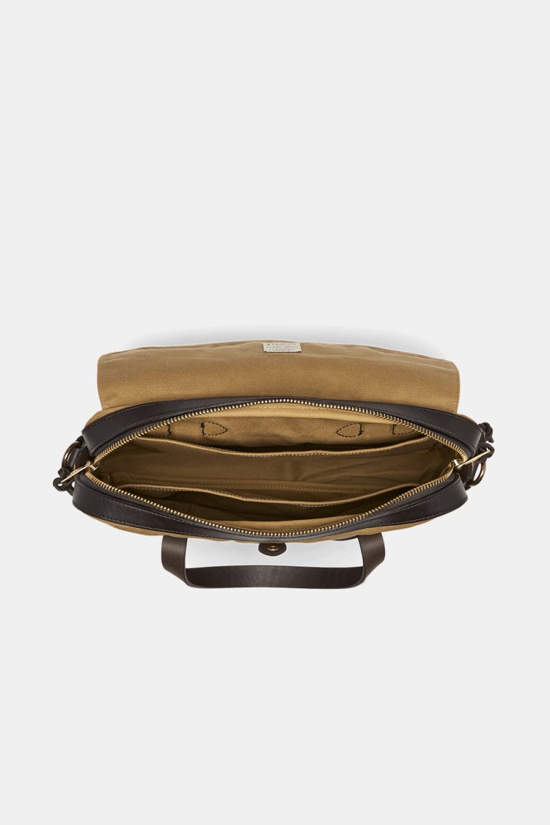 Filson Rugged Twill Original Briefcase (Tan) | Bags