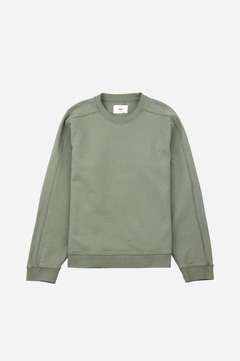 Folk Prism Sweatshirt (Light Sage) | Sweaters