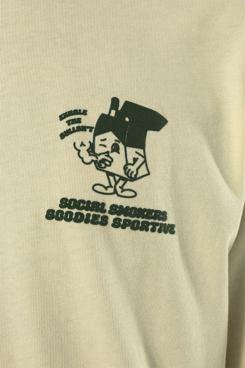 Goodies Sportive Social Smokers T-Shirt (Butter) | T-Shirts