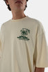 Goodies Sportliches Vinyl Culture T-Shirt (Ecru) | T-Shirts