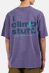 Gramicci I Climb Stuff T-Shirt (Lila Pigment) | T-Shirts